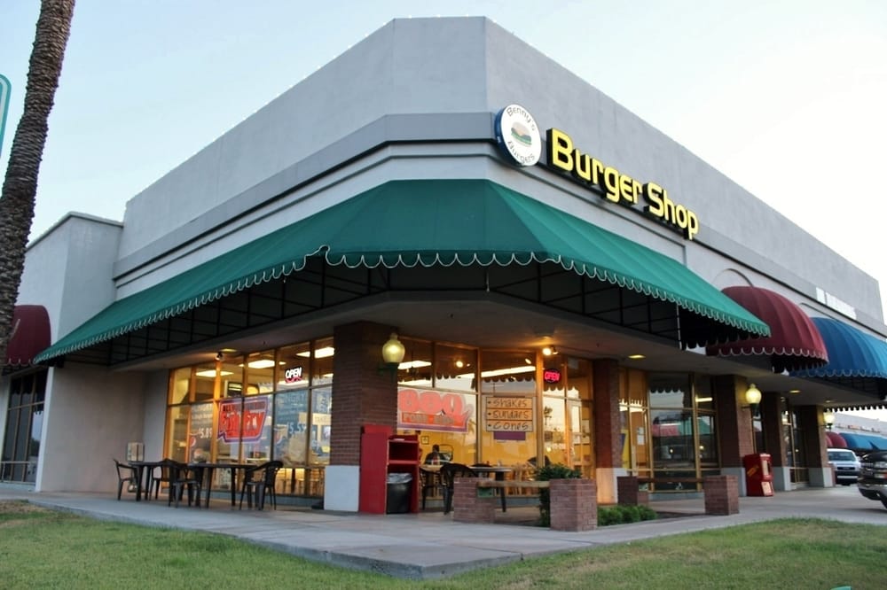 Bennys Burgers Shop front view