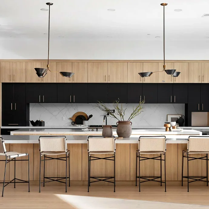 black-and-oak